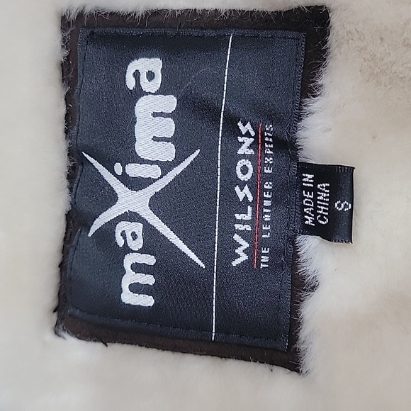 NWOT Wilson's Suede Leather Ranchers Jacket w/ Faux Fur - Picture 10 of 16